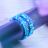 Embruns bleus | Argent sterling 925 | Verre Firefly Wrap